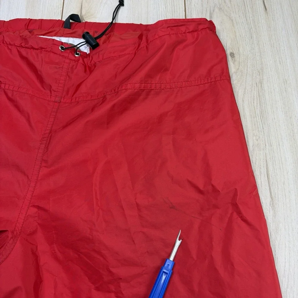 VTG 80s The North Face Gore-Tex Nylon Pants Mens Large Red USA Made